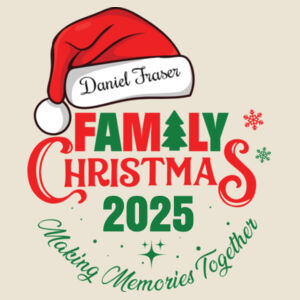 Family Christmas 2025 Making Memories Together - Softstyle™ adult ringspun t-shirt Design