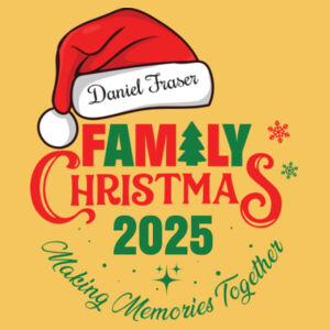 Family Christmas 2025 Making Memories Together - Softstyle™ youth ringspun t-shirt Design