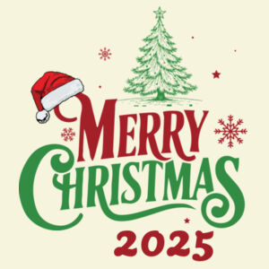 Merry Christmas Design - Softstyle™ adult ringspun t-shirt Design