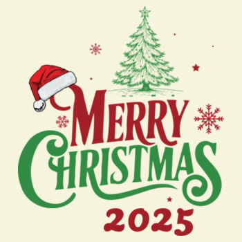 Merry Christmas Design - Softstyle™ adult ringspun t-shirt Design