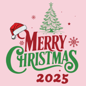 Merry Christmas 2025 - Softstyle™ youth ringspun t-shirt Design