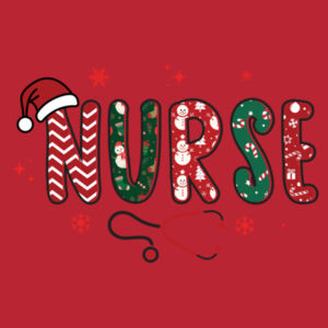 Nurse Christmas Design - Heavy Blend™ adult crew neck sweatshirt Design