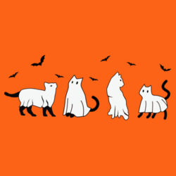 Halloween cats - Softstyle™ adult ringspun t-shirt Design