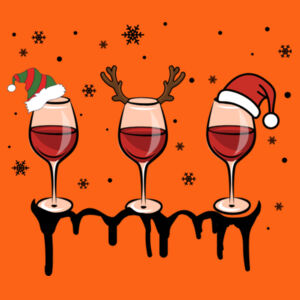 Christmas Drinks - Heavy Blend™ youth hooded sweatshirt Design