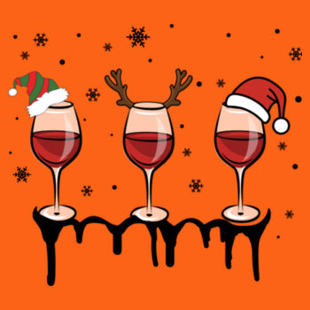 Christmas Drinks - Heavy Blend™ youth hooded sweatshirt Design