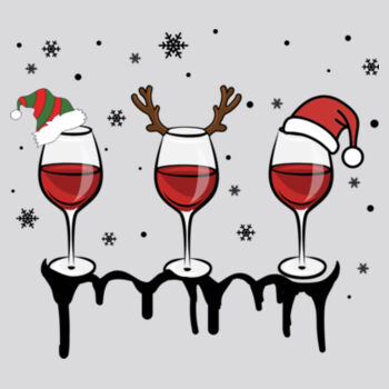 Christmas Drinks - Heavy Blend™ adult crew neck sweatshirt Design