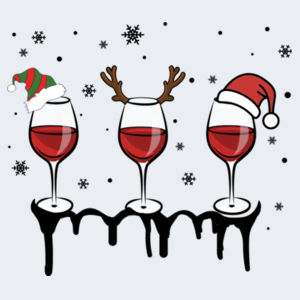 Christmas Drinks - Heavy Blend™ youth crew neck sweatshirt Design