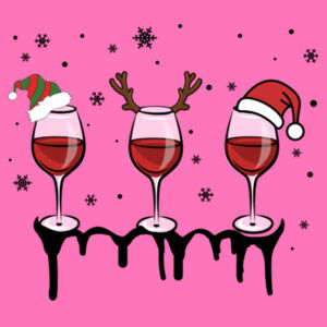 Christmas Drinks - Softstyle™ women's ringspun t-shirt Design