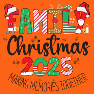 Family Christmas 2025 Making memories Together - Heavy Blend™ youth hooded sweatshirt Design