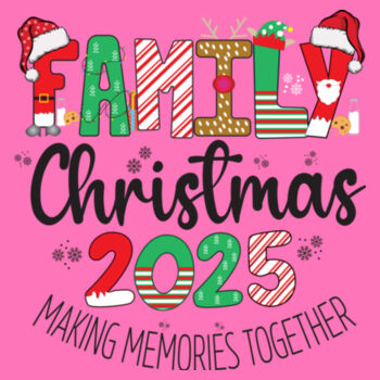 Family Christmas 2025 Making memories Together - Softstyle™ women's ringspun t-shirt Design