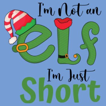 I'm not just ELF I'm just short - Softstyle™ adult ringspun t-shirt Design