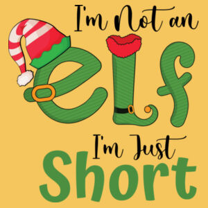 I'm not just ELF I'm just short - Softstyle™ youth ringspun t-shirt Design