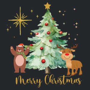 Merry Christmas with beer and reindeer - Heavy Blend™ hooded sweatshirt Design