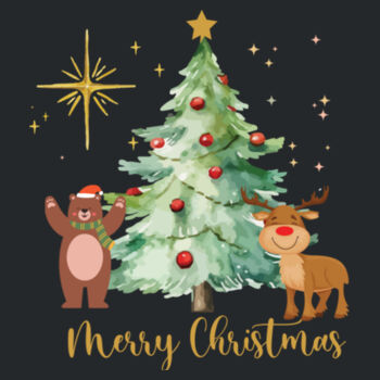 Merry Christmas with beer and reindeer - Heavy Blend™ hooded sweatshirt Design