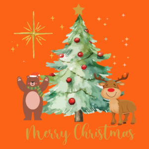 Merry Christmas with beer and reindeer - Heavy Blend™ youth hooded sweatshirt Design