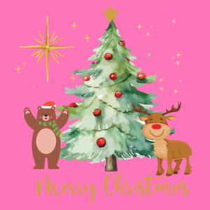 Merry Christmas with beer and reindeer - Softstyle™ women's ringspun t-shirt Design