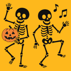 Halloween Dancing Skeleton - Heavy Blend™ hooded sweatshirt Design