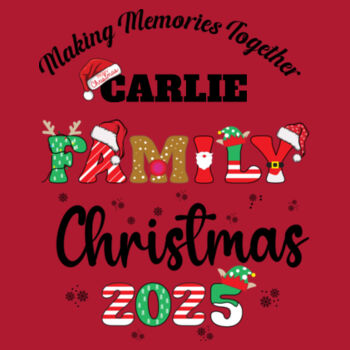 Making memories together Custom Name Family Christmas 2025 - Heavy Blend™ hooded sweatshirt Design