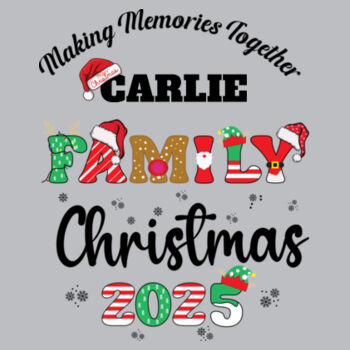 Making memories together Custom Name Family Christmas 2025 - Heavy Blend™ youth crew neck sweatshirt Design