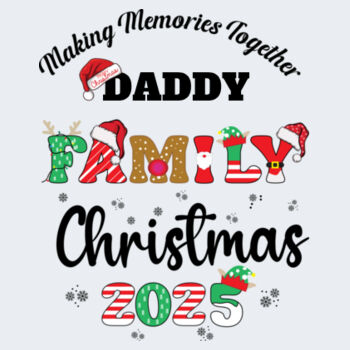 Making memories together Daddy Family Christmas 2025 - Heavy Blend™ youth crew neck sweatshirt Design