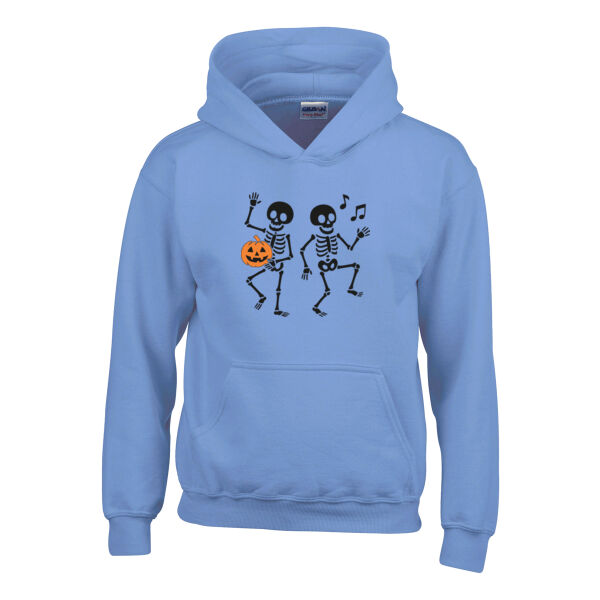 Dancing Skeleton - Heavy Blend™ youth hooded sweatshirt Thumbnail