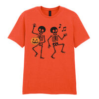 Dancing Skeleton - Softstyle™ adult ringspun t-shirt Thumbnail