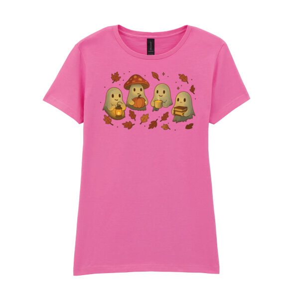 Halloween NIght 4 Ghost - Softstyle™ women's ringspun t-shirt Thumbnail