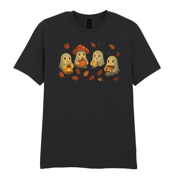 Halloween NIght 4 Ghost - Softstyle™ adult ringspun t-shirt Thumbnail