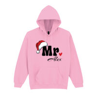 Mr Custom Name Christmas - Softstyle™ adult ringspun t-shirt - Heavy Blend™ hooded sweatshirt Thumbnail