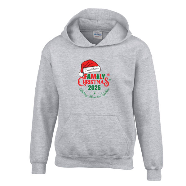 Family Christmas 2025 Making Memories Together - Heavy Blend™ youth hooded sweatshirt Thumbnail