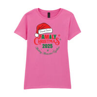 Family Christmas 2025 Making Memories Together - Softstyle™ women's ringspun t-shirt Thumbnail