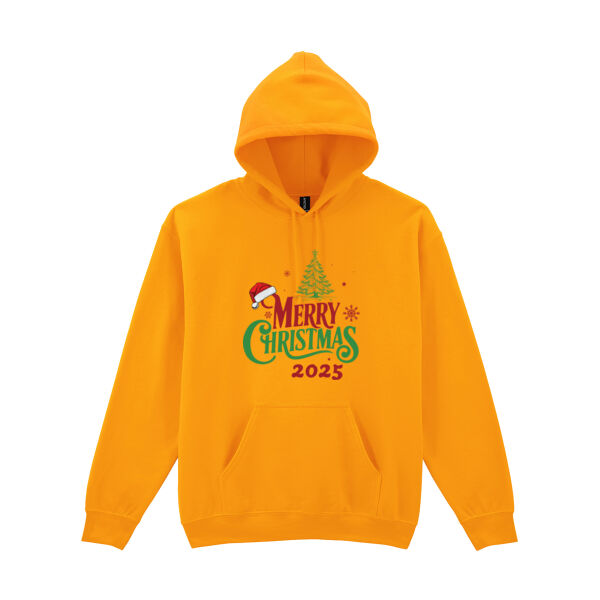 Merry Christmas Design - Heavy Blend™ hooded sweatshirt Thumbnail