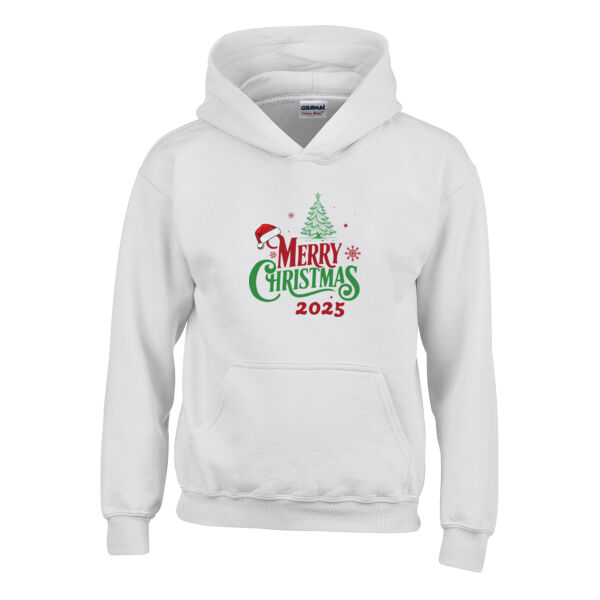 Merry Christmas Design - Heavy Blend™ youth hooded sweatshirt Thumbnail
