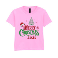 Merry Christmas 2025 - Softstyle™ youth ringspun t-shirt Thumbnail