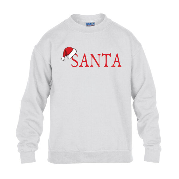 Santa Christmas - Heavy Blend™ youth crew neck sweatshirt Thumbnail