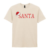 Santa Christmas - Softstyle™ adult ringspun t-shirt Thumbnail