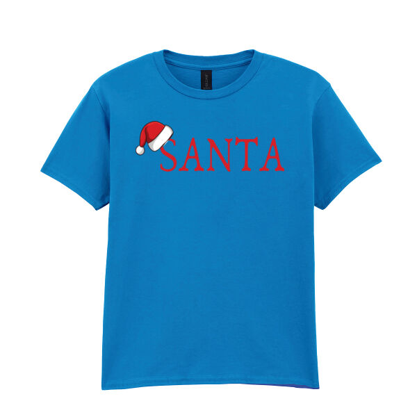 Santa Christmas - Softstyle™ youth ringspun t-shirt Thumbnail