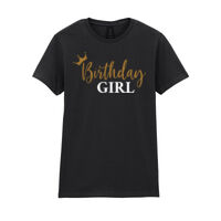 Birthday Girl - Softstyle™ women's ringspun t-shirt Thumbnail