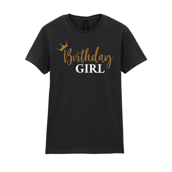 Birthday Girl - Softstyle™ women's ringspun t-shirt Thumbnail