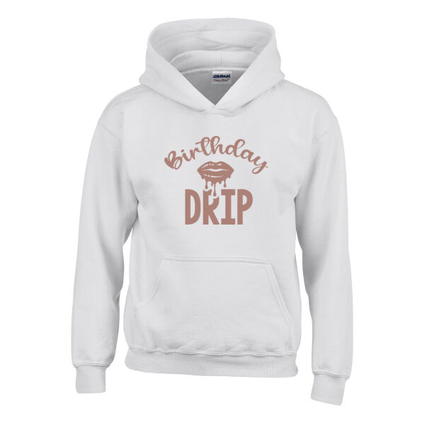 Birthday Drip - Heavy Blend™ youth hooded sweatshirt Thumbnail
