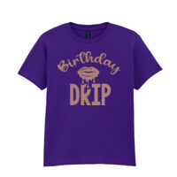 Birthday Drip - Softstyle™ youth ringspun t-shirt Thumbnail