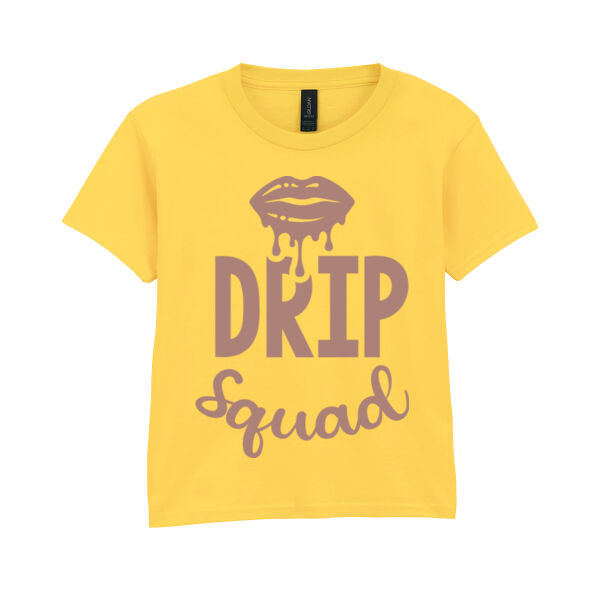Drip Squad - Softstyle™ youth ringspun t-shirt Thumbnail