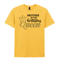 Brother of the Birthday Queen - Softstyle™ adult ringspun t-shirt Thumbnail