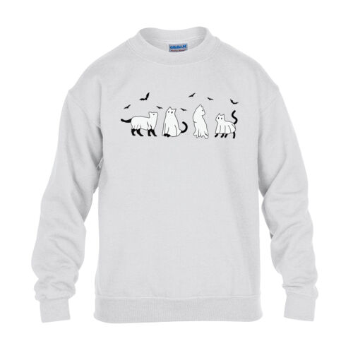 Halloween cats - Heavy Blend™ youth crew neck sweatshirt Thumbnail