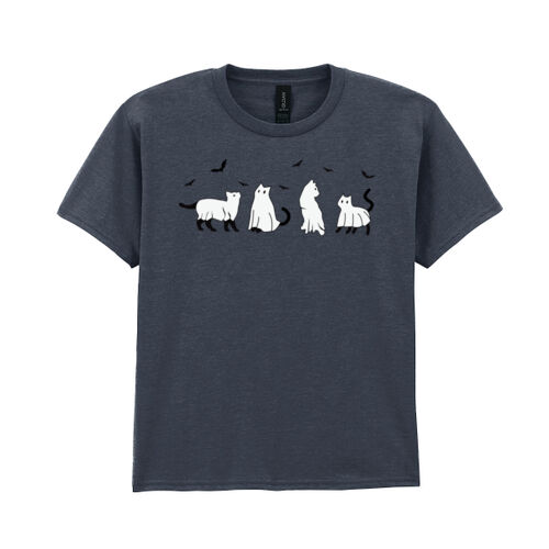 Halloween cats - Softstyle™ youth ringspun t-shirt Thumbnail