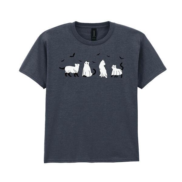 Halloween cats - Softstyle™ youth ringspun t-shirt Thumbnail