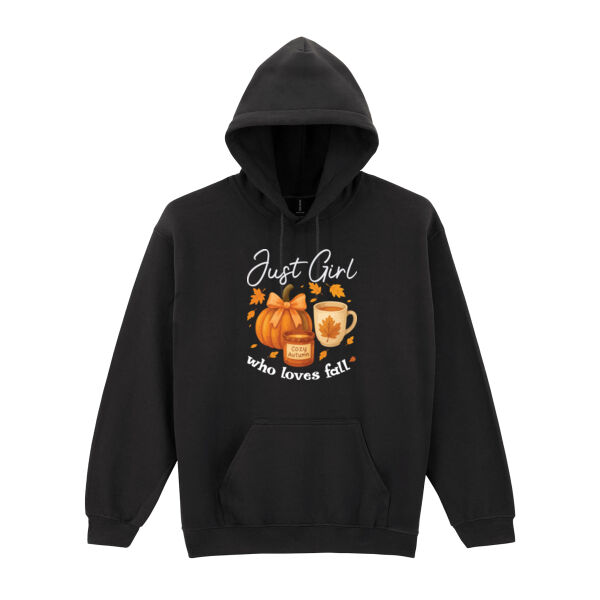 Just Girls Who Loves Fall - Heavy Blend™ hooded sweatshirt Thumbnail
