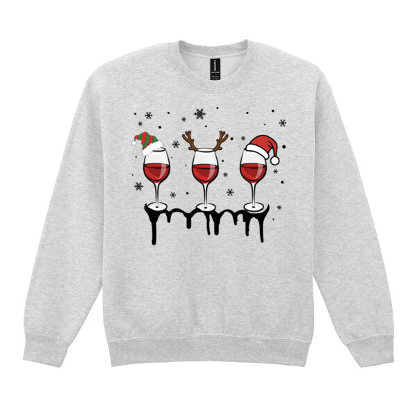 Christmas Drinks - Heavy Blend™ adult crew neck sweatshirt Thumbnail