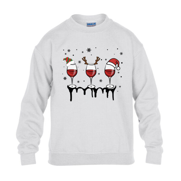 Christmas Drinks - Heavy Blend™ youth crew neck sweatshirt Thumbnail