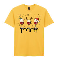 Christmas Drinks - Softstyle™ adult ringspun t-shirt Thumbnail